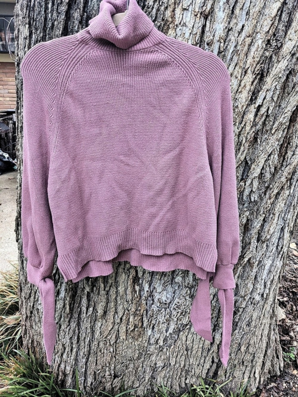 Zara Pink Turtleneck Sweater Size Small